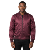 Quinton MA-1 Maroon Bomber Jacket