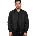 Zack black Bomber Jacket