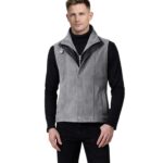 Men's Grey Suede Vest – Erlend