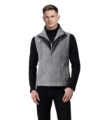 Men's Grey Suede Vest – Erlend