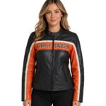 Women’s H-D Trenton Leather Riding Jacket