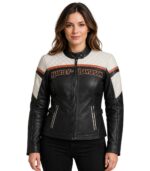 Women’s H-D Triple Vent Miss Enthusiast II Leather Riding Jacket