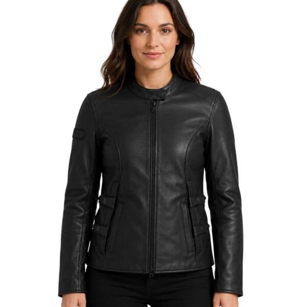 Women's Paradigm Triple-Vent System 2.0 Black Beauty Leather Riding Jacket - Freydis