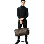The Darrio Vintage Brown Leather Duffle Bag