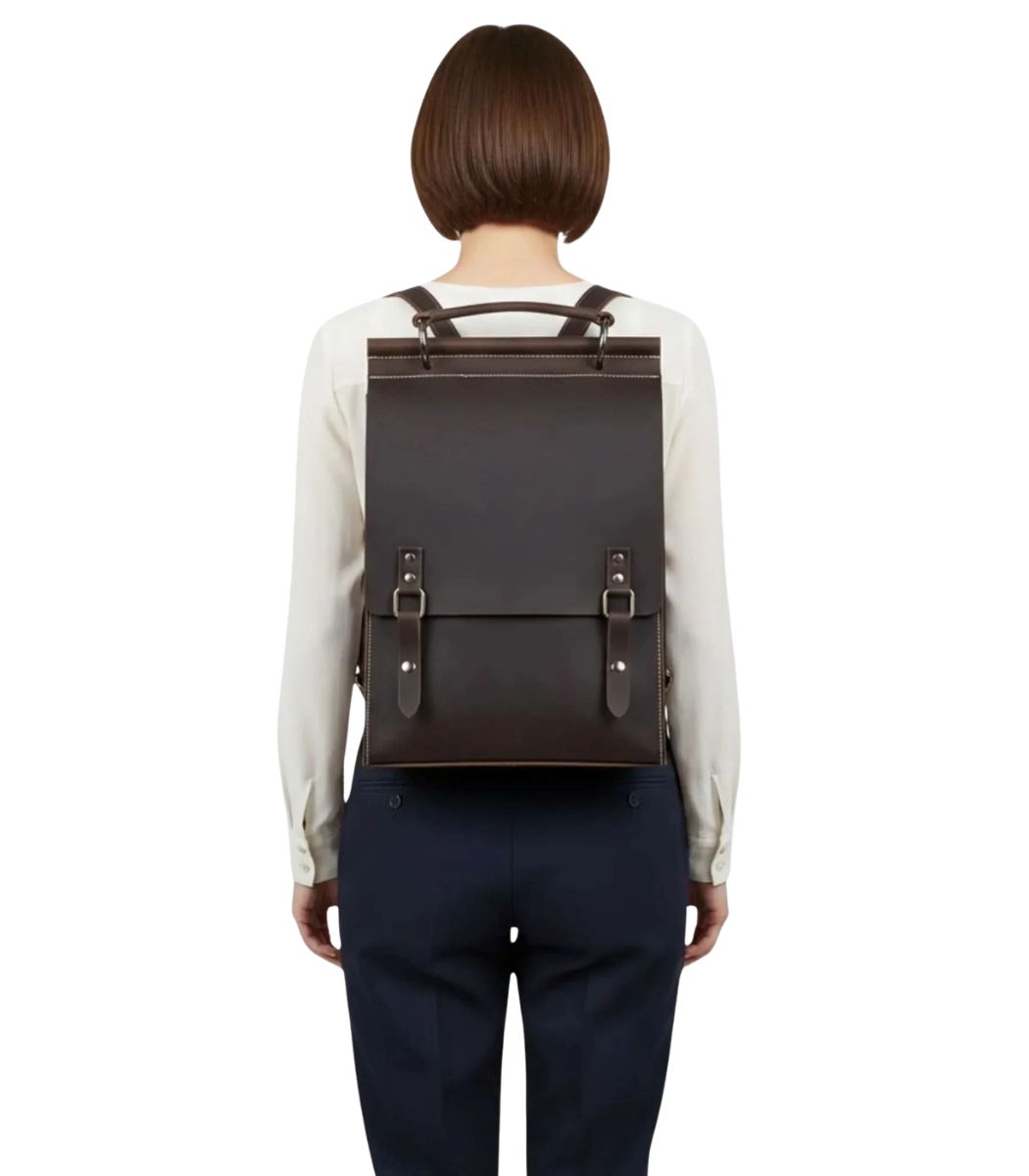 1 The Unn Backpack Vintage Leather Backpack - Image 1