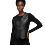 Lightweight Side Lace Four Snap Vest