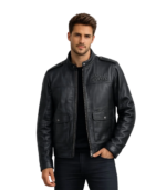H-D Flex Layering System Captains Leather Jacket Outer Layer