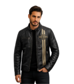 Men's H-D Triple Vent Passing Link II Leather Jacket