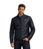 Men's Triple-Vent System 2.0 Black Leather Jacket – Eldar