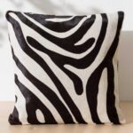Zebra Cowhide Pillow