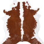 Brazilian Hereford Cowhide Rug Size 7'5 L x 6' W 8396