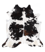 Dark Tricolor Cowhide Rug Size 7'10 L x 7'6 W 9273