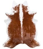 Brazilian Hereford Cowhide Rug Size 7'10 L x 6'5 W 6702