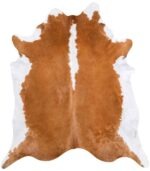Brazilian Hereford Cowhide Rug Size 7'11 L x 7'2 W 6716