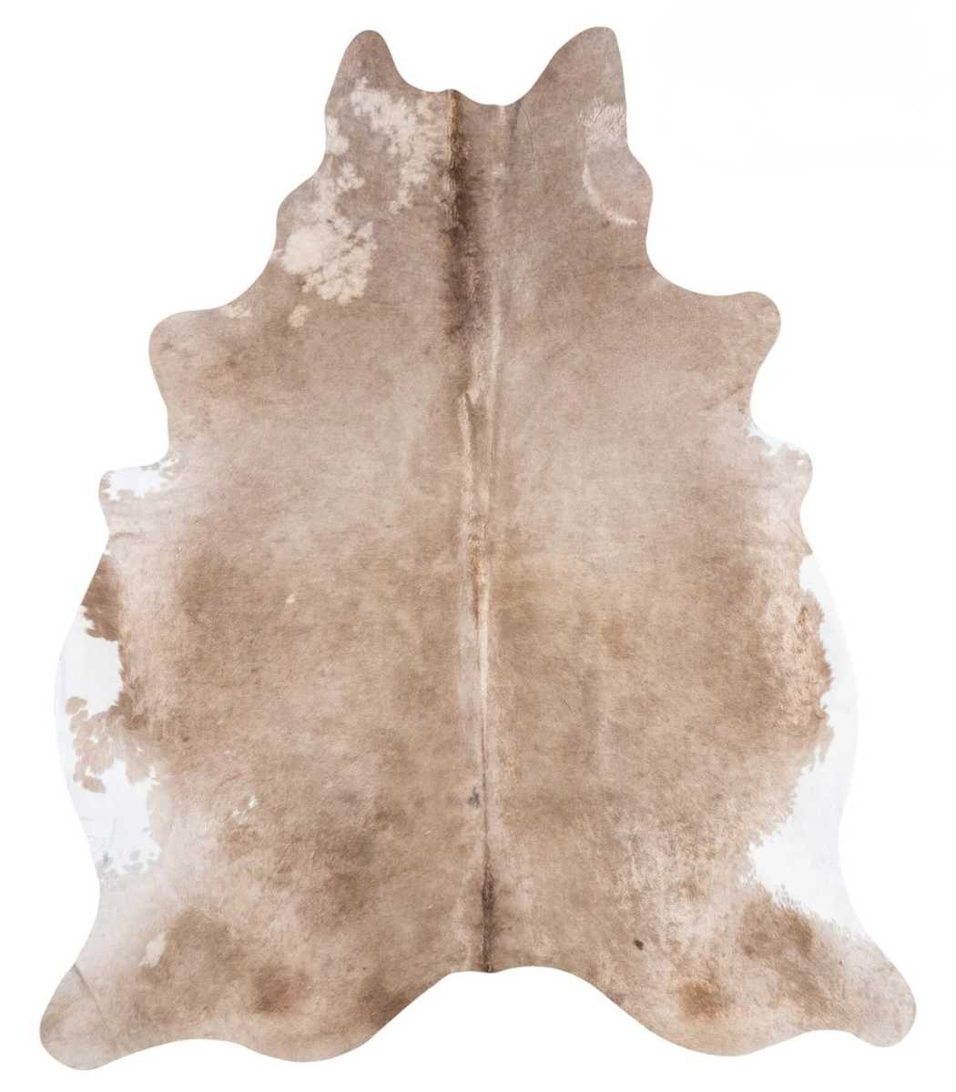 1 Brazilian Palomino and White Cowhide Rug Size 8'1 L x 6'10 W 8954 - Image 1