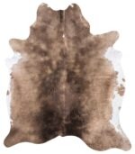 Brazilian Palomino and White Cowhide Rug Size 8'1 L x 7'0 W 8929