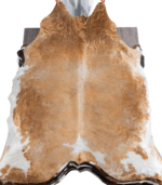 Tricolor Brindle Mix Cowhide Rug Size 8'3 L x 7'7 W 8296