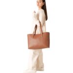 The Bianca Brown Leather Tote Bag