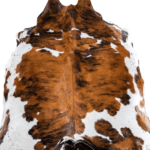 Tricolor Cowhide Rug Size 6'11 L x 6'11 W 8170