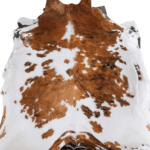 Tricolor Cowhide Rug Size 7'1 L x 6'6 W 8237