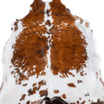 Tricolor Cowhide Rug Size 7'2 L x 6'9 W 8185