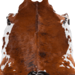 Tricolor Cowhide Rug Size 7'4 L x 7'0 W 8283