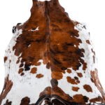 Tricolor Cowhide Rug Size 7'5 L x 6'6 W 8199