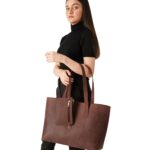 The Bianca Vintage Distressed Brown Leather Tote Bag
