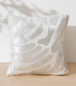 Zebra Silver Cowhide Pillow