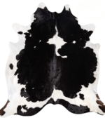 Black and White Cowhide Rug Size 8'3 L x 7'7 W 9264