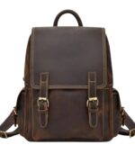 The Freja Backpack Handcrafted Leather Backpack - Image 3