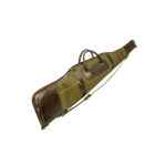 Leather Rifle Case Green