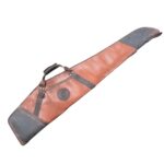 Leather Rifle Scoped Case
