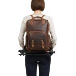 The Gaetano Large Leather Back Pack