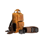 The Mann Bag Large Capacity Leather Camera Backpack