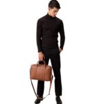 The Captain Brown Leather Briefcase