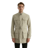 Dolf Off-White Suede Jacket