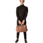 The Preston Brown Leather Briefcase