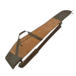 Brown Waxed Canvas Leather Rifle Case