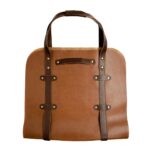 Full Grain Leather Wood Log Carrier