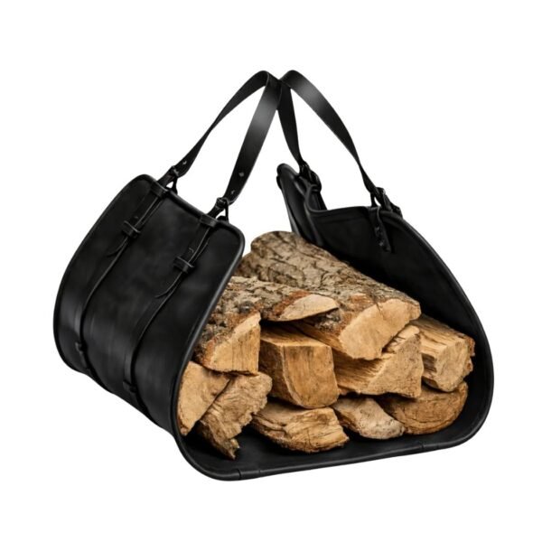 Cowhide Leather Firewood Carrier - Torvald