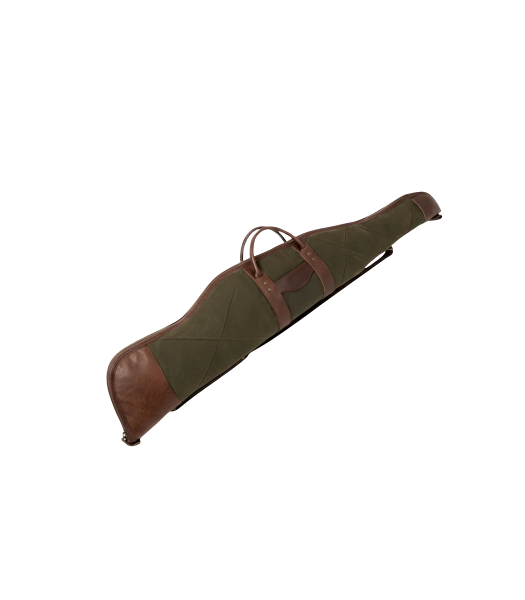1 Full Grain Canvas Hunting Rifle Case - Image 1