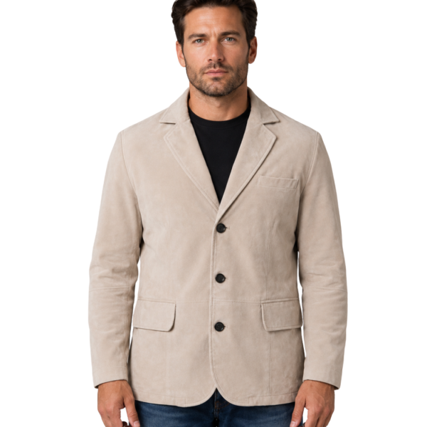 Men's Suede Blazer - Esben