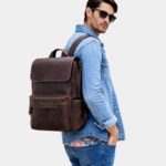 The Helka Backpack Genuine Vintage Leather Backpack