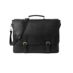 Black Leather Messenger Bag – Leif