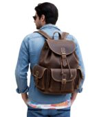 The Asmund Backpack Genuine Leather Rucksack - Image 2