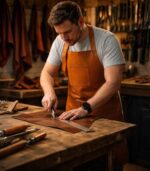Light Brown Leather Apron - Image 2