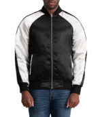 Clarke Black Varsity Jacket - Image 2