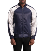 Clarke Blue Varsity Jacket - Image 2