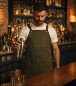 The Olive Green Canvas Apron - Image 2